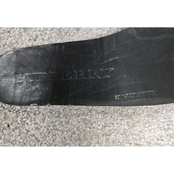 Burberry Haymarket Nova Check Plaid Rain Boots Rubber Brown Women’s Size US 5 - Picture 6 of 11